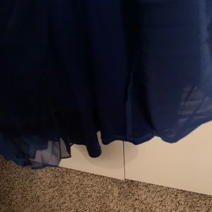 Royal blue Express Chiffon dress